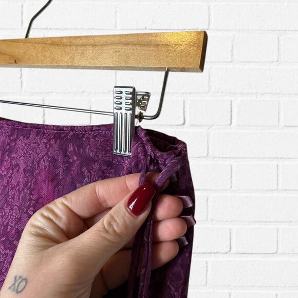 Purple Midi Skirt - Picture 3 of 3